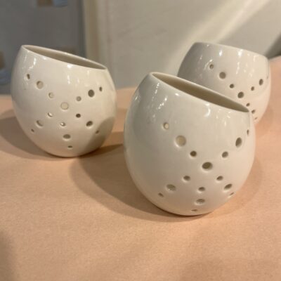 Marie Langaa - Lyshus med huller (hvid)