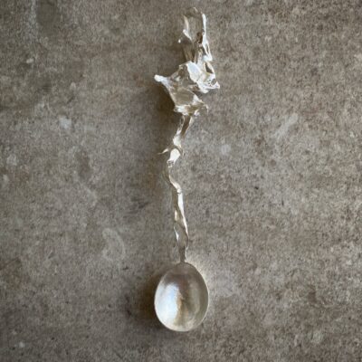 Annette Dickow - "Crumbled and folded" Sølvske (stor)