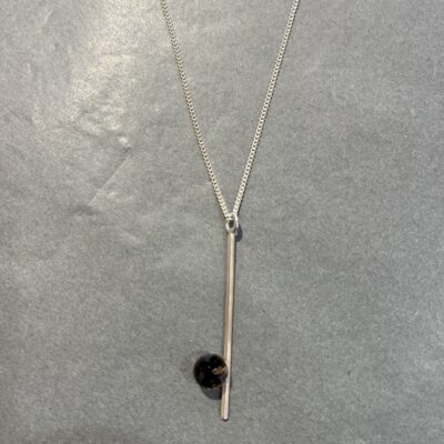 STINE P Halskæde Sølv med sten