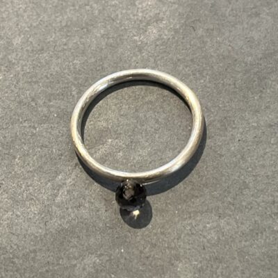 STINE P Sterling sølvring med sten