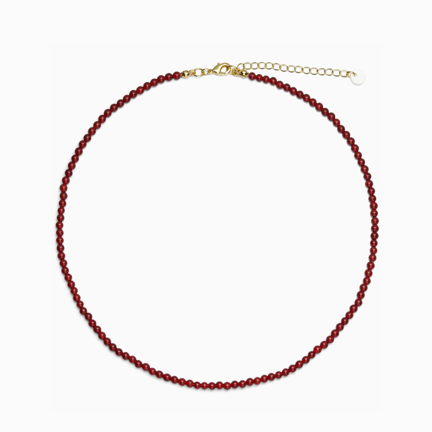 SOI 1x1 26 - Luna Red Jade Necklace