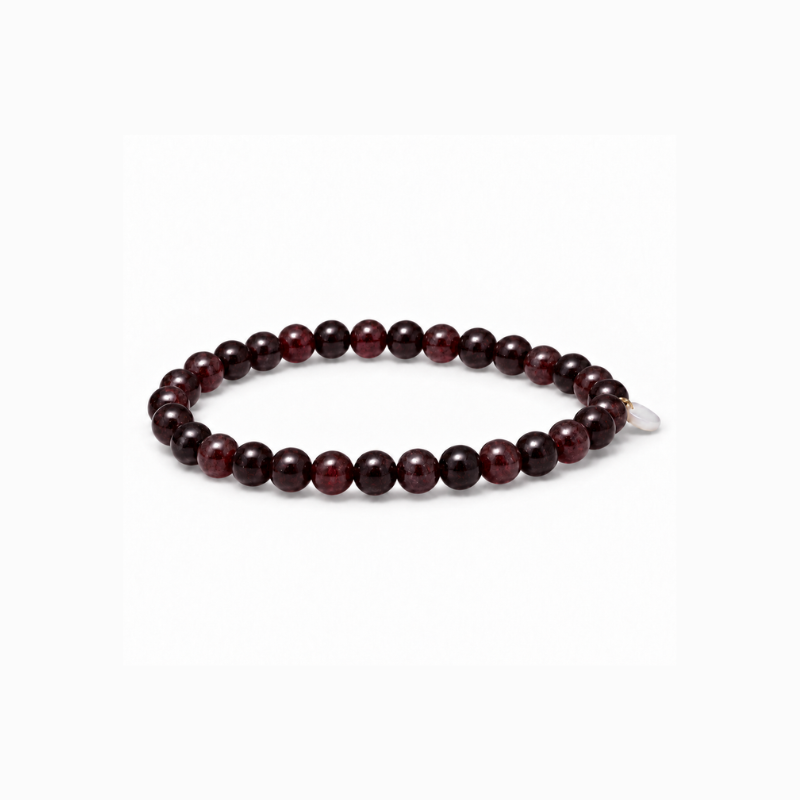 SOI -1x1 26 Essential Garnet Stretch Bracelet