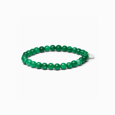 SOI - 1x1 26 Green Jade Stretch Bracelet